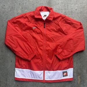 90s Nike Team Vintage Zip Up Windbreaker Size XL